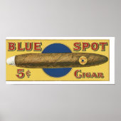 Blue Spot Cigar Poster (Voorkant)