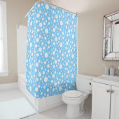 Blue Spots Shower Curtain Douchegordijn (In situ)