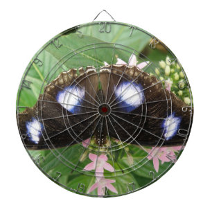 Blue Spotted Butterfly Dart Board Dartbord