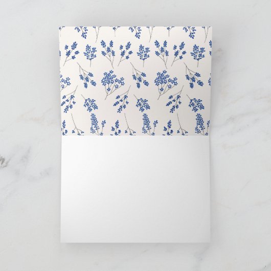 BLUE SPRIGGS ALL-GELEGENHEID/BLANCO KAART (Binnen)