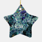 Blue Spring Blossoms Flower Ornament (Voorkant)