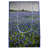 Blue Spring Bluebonnet Field Texas State Flower Medium Cadeauzakje (Achterkant)