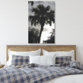 Blue Spring Silhouette Wrapped Canvas Afdruk (Insitu (Slaapkamer))