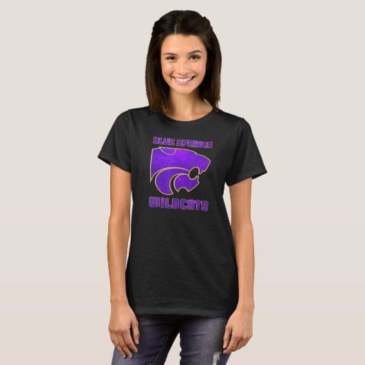 Blue Springs Wildcats T-shirt (Voorkant volledig)