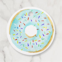 Blue Sprinkle Donut Baby Sprinkle Bedankt