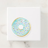 Blue Sprinkle Donut Baby Sprinkle Bedankt Bedankjes Labels (In situ)