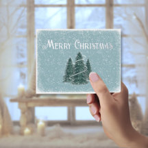 Blue Spruce Christmas-Briefkaart