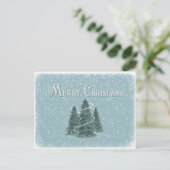 Blue Spruce Christmas-Briefkaart Briefkaart (Staand voorkant)