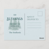 Blue Spruce Christmas-Briefkaart Briefkaart (Achterkant)