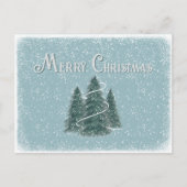 Blue Spruce Christmas-Briefkaart Briefkaart (Voorkant)