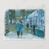 Blue Spruce Magical Christmas Portrait Briefkaart (Voorkant)