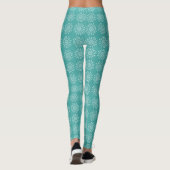 Blue Spruce Mandala Leggings (Achterkant)