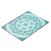 Blue Spruce Mandala Notitieboek (Linkerzijde)