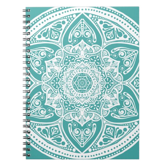 Blue Spruce Mandala Notitieboek (Voorkant)