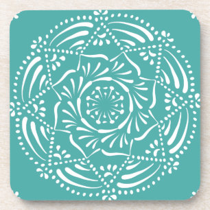 Blue Spruce Mandala Onderzetter