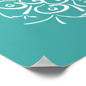 Blue Spruce Mandala Poster (Hoek)