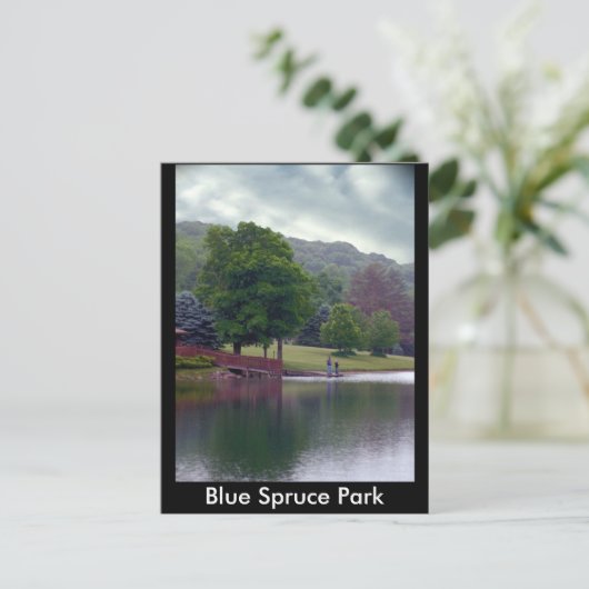 Blue Spruce Park Briefkaart (Staand voorkant)