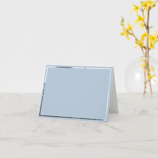 Blue Spruce Trees Holiday Note Kaart (Gele Bloem)