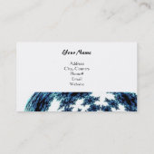 Blue Spun Thread Visitekaartje (Achterkant)