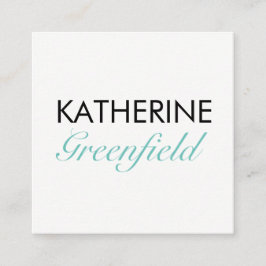 Blue Square Block Business/Appointkaart Afsprakenkaartje