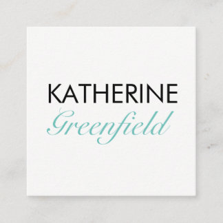 Blue Square Block Business/Appointkaart Afsprakenkaartje