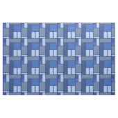 Blue Square Geometric - Emotionvorm en kleur Stof (Yard (91,4 cm))
