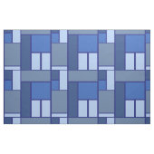 Blue Square Geometric - Emotionvorm en kleur Stof (Fat Quarter)