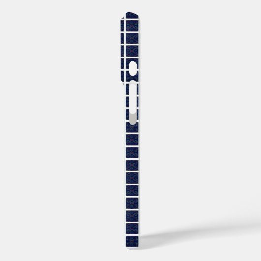 Blue Squares iPhone / iPad hoesje (Achterkant / Links)