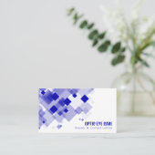 Blue Squares, Opticien, Technical Practitioner Visitekaartje (Staand voorkant)