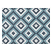 Blue Squares Patroon Tafelkleed (Voorkant (Horizontaal))
