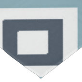 Blue Squares Patroon Tafelkleed (Gekanteld)