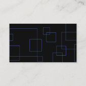 BLUE SQUARES Professional Visitekaartje (Achterkant)