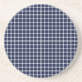 Blue Squares Sandstone Onderzetter