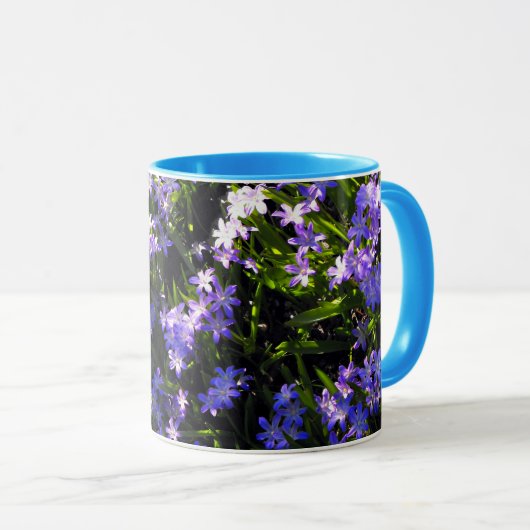 Blue Squill Spring Flowers Mok (Voorkant rechts)