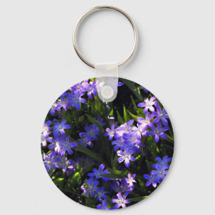 Blue Squill Spring Flowers Sleutelhanger
