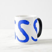 Blue SSSSsnake mok (Voorkant rechts)