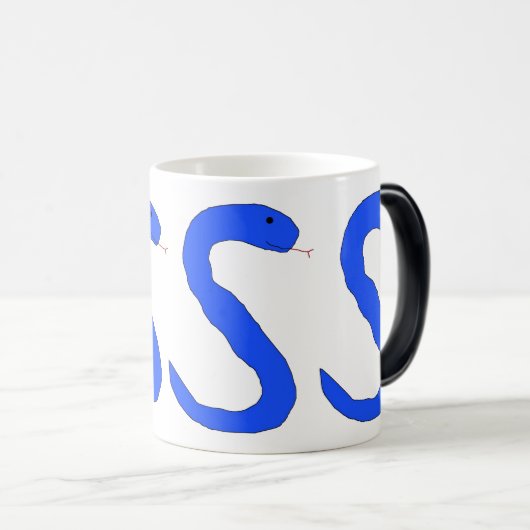 Blue SSSSsnake mok (Voorkant rechts)