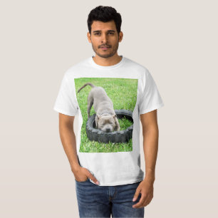Blue Staffordshire Bull Terrier Play Time T-shirt