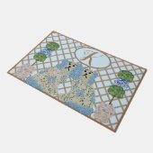  Blue Staffordshire Dogs Ginger Jar Jars Topiary  Deurmat (Schuin)