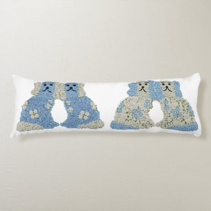 Blue Staffordshire Dogs Ginger Jars Lumbar Lichaamskussen