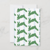 Blue Staffordshire Dogs Topiary Ginger Jar Jars Bedankkaart (Achterkant)