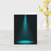 Blue Stage Spotlight Kaart (Gele Bloem)