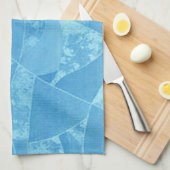 Blue Stain Glass Kitchen Towel Theedoek (Quarter Fold)