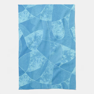 Blue Stain Glass Kitchen Towel Theedoek