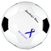 Blue Standard Ribbon Sjabloon door Kenneth Yoncich Voetbal (Gedraaid)