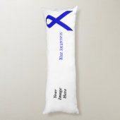 Blue Standard Ribbon Tmpl van Kenneth Yoncich Lichaamskussen (Achterkant (Verticaal))