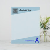 Blue Standard Ribbon van Kenneth Yoncich (Staand voorkant)