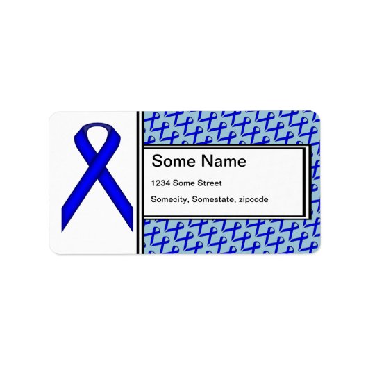 Blue Standard Ribbon van Kenneth Yoncich Etiket (Voorkant)
