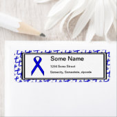 Blue Standard Ribbon van Kenneth Yoncich Etiket (Insitu)