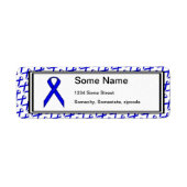 Blue Standard Ribbon van Kenneth Yoncich Etiket (Voorkant)